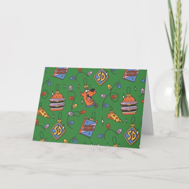 Scooby-Doo Holiday Snack Lights Pattern Card (Front)