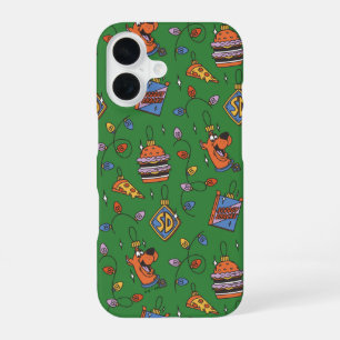 Scooby-Doo Holiday Snack Lights Pattern iPhone 16 Case