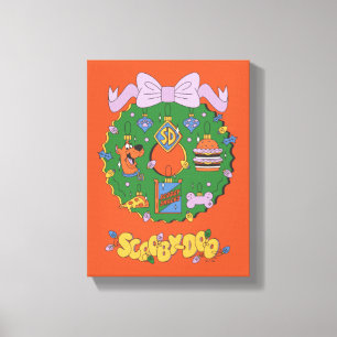Scooby-Doo Holiday Snack Wreath Graphic Canvas Print