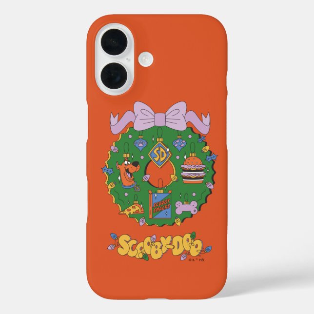 Scooby-Doo Holiday Snack Wreath Graphic Case-Mate iPhone Case (Back)