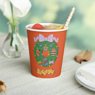 Scooby-Doo Holiday Snack Wreath Graphic Paper Cups