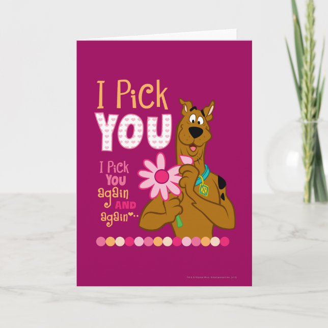 Scooby Doo - I Pick You Holiday Card (Front)