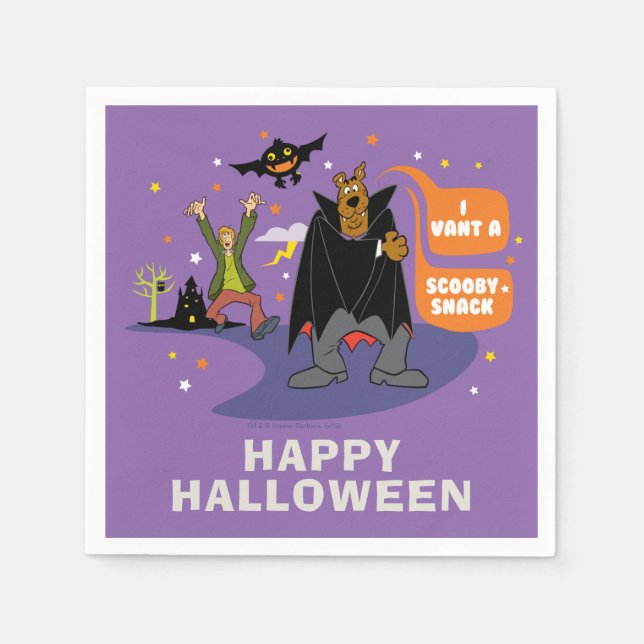 Scooby-Doo | I Vant a Scooby Snack Napkin (Front)