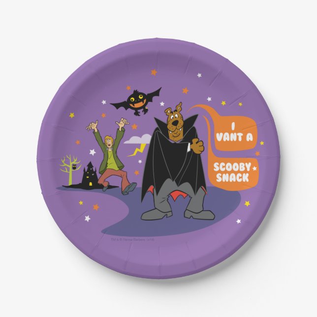 Scooby-Doo | I Vant a Scooby Snack Paper Plate (Front)