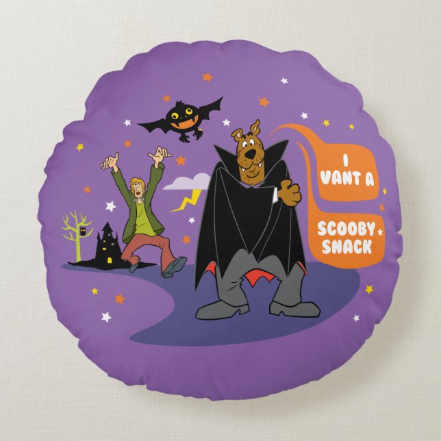 Scooby-Doo | I Vant a Scooby Snack Round Cushion (Front)