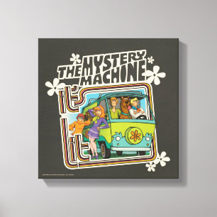 Scooby-Doo "It's Lit" Mystery Machine Graphic Canvas Print