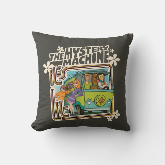Scooby-Doo | "It's Lit" Mystery Machine Graphic Cushion (Front)