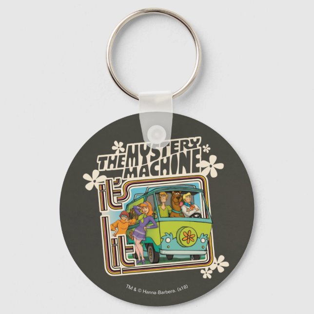 Scooby-Doo | "It's Lit" Mystery Machine Graphic Key Ring (Front)