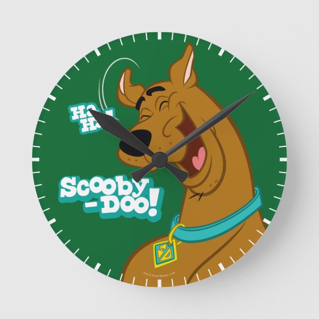 Scooby-Doo Laughing Round Clock (Front)