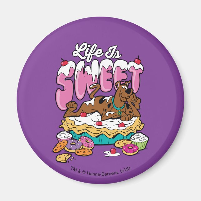 Scooby-Doo "Life Is Sweet" Magnet (Front)