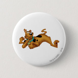 Scooby-Doo Lying Down 6 Cm Round Badge