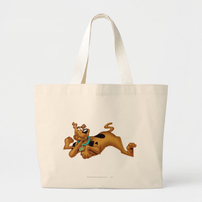 Scooby-Doo Lying Down Large Tote Bag (Front)