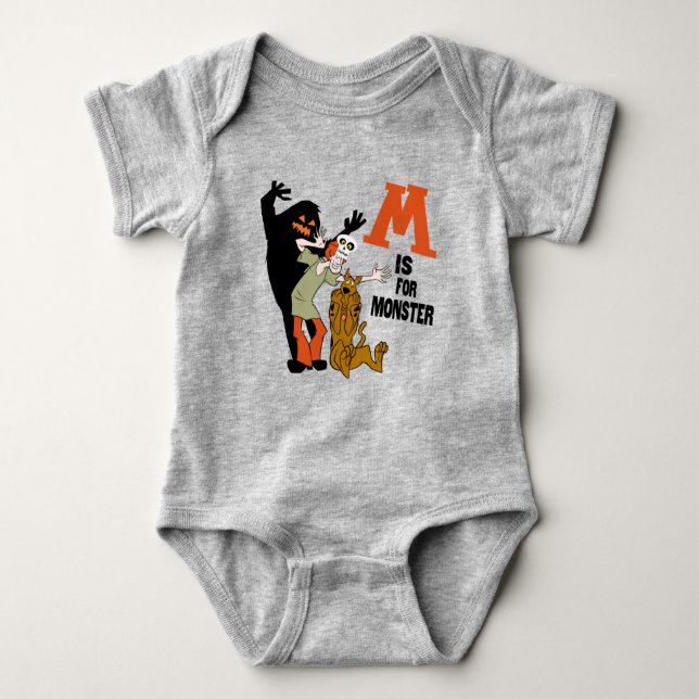 Scooby-Doo | M is for Monster Baby Bodysuit (Front)