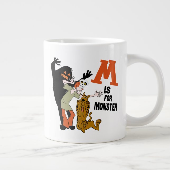Scooby-Doo | M is for Monster Large Coffee Mug (Right)