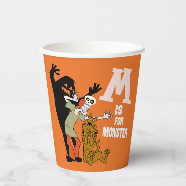 Scooby-Doo | M is for Monster Paper Cups (Front)
