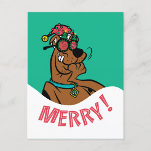 Scooby-Doo Merry Laughter Holiday Postcard