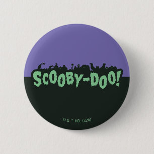 Scooby-Doo! Monster Silhouette Logo 6 Cm Round Badge