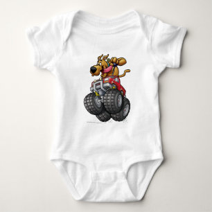 Scooby Doo-Monster Truck Baby Bodysuit