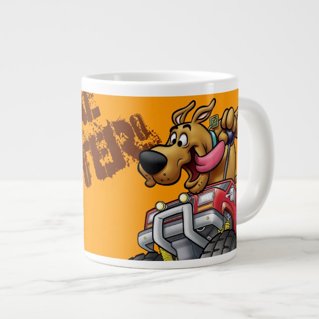 Scooby Doo-Monster Truck Large Coffee Mug (Front Right)