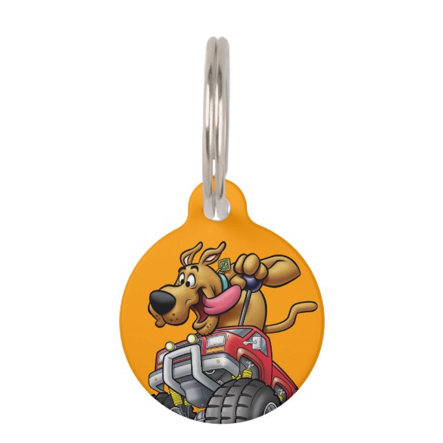 Scooby Doo-Monster Truck Pet Tag (Front)