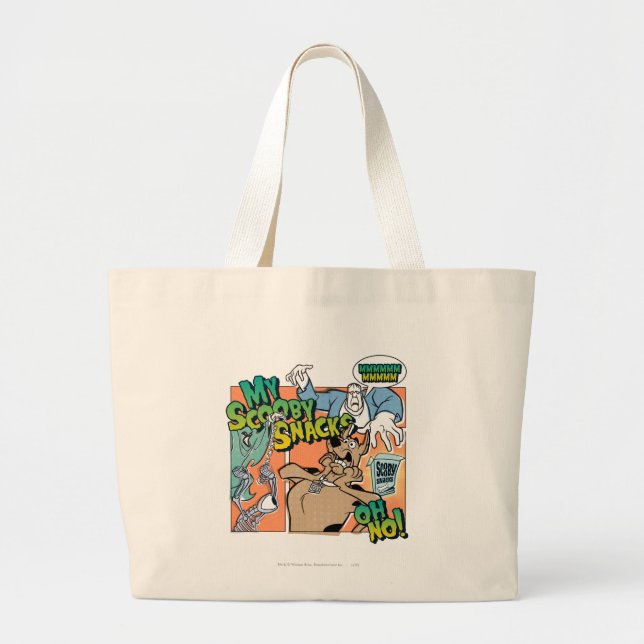 Scooby-Doo "My Scooby Snacks" Large Tote Bag (Front)