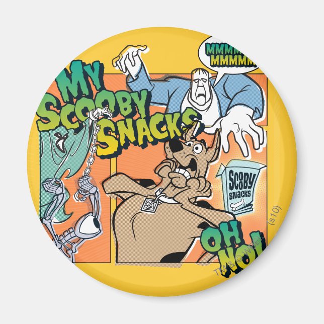 Scooby-Doo "My Scooby Snacks" Magnet (Front)