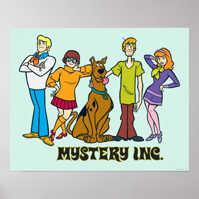 Scooby-Doo Mystery Inc. Whole Gang Poster (Front)