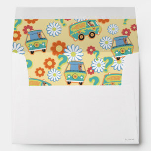 Scooby-Doo Mystery Machine Flower Pattern Envelope
