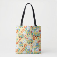 Scooby-Doo Mystery Machine Flower Pattern