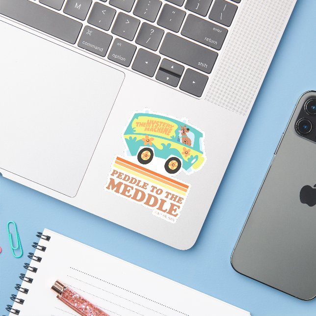 Scooby-Doo Mystery Machine "Peddle to the Meddle" (Laptop w/ iPhone)