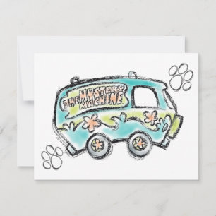 Scooby-Doo   Mystery Machine Sketch Card