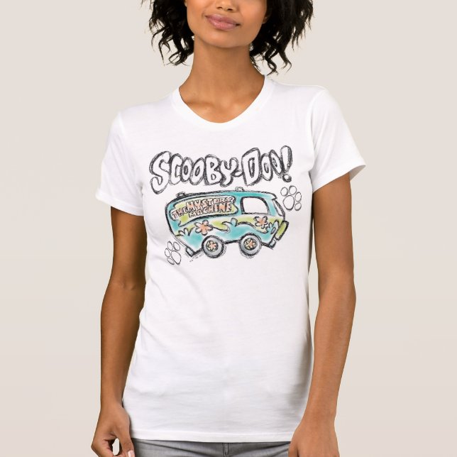 Scooby-Doo | Mystery Machine Sketch T-Shirt (Front)