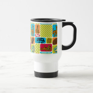 Scooby-Doo Mystery Pattern Travel Mug