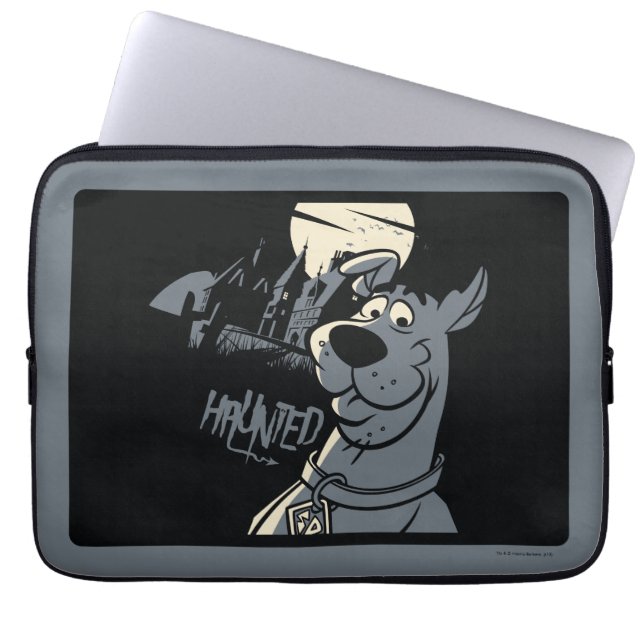 Scooby-Doo Noir Haunted Mansion Graphic Laptop Sleeve (Front)