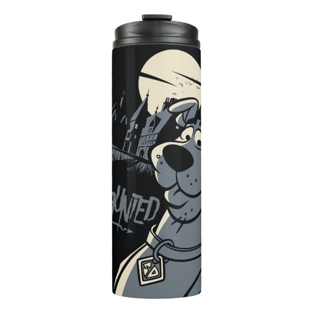 Scooby-Doo Noir Haunted Mansion Graphic Thermal Tumbler (Front)