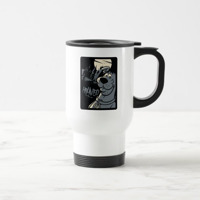 Scooby-Doo Noir Haunted Mansion Graphic Travel Mug (Right)