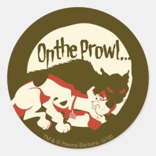 Scooby-Doo "On The Prowl" Classic Round Sticker