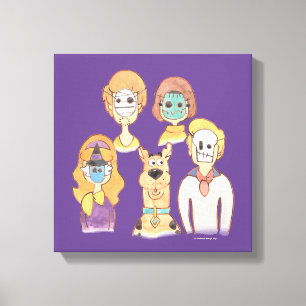 Scooby-Doo   Our Halloween Masks Canvas Print