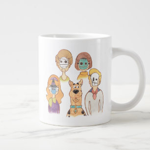 Scooby-Doo   Our Halloween Masks Large Coffee Mug
