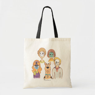 Scooby-Doo Our Halloween Masks Tote Bag