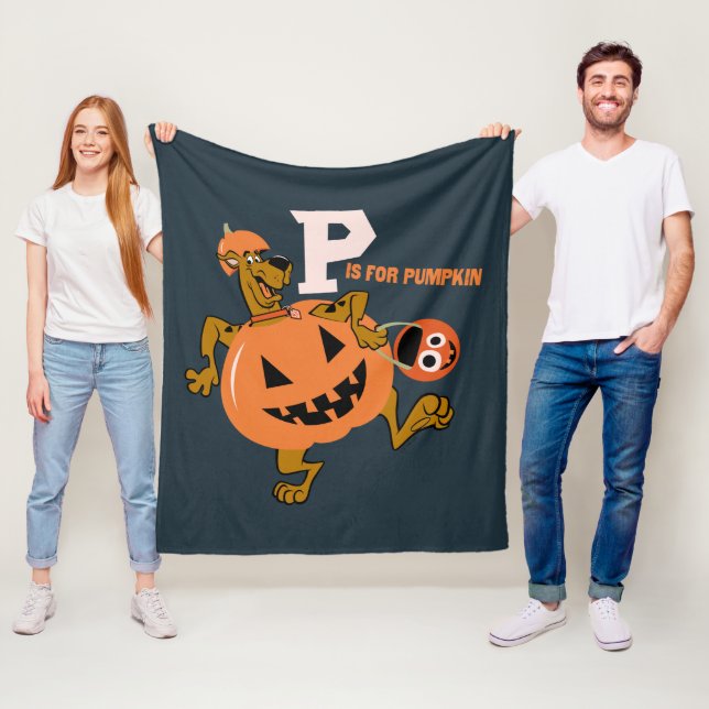 Scooby-Doo | P is for Pumpkin Fleece Blanket (In Situ)