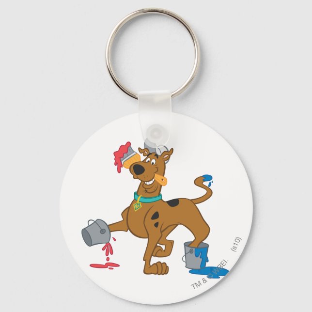 Scooby-Doo Paints Key Ring (Front)