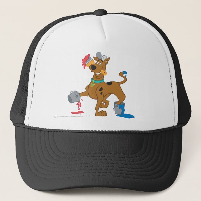 Scooby-Doo Paints Trucker Hat (Front)