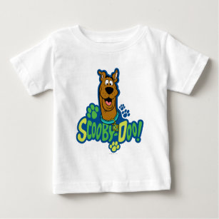 Scooby-Doo Paw Print Character Badge Baby T-Shirt