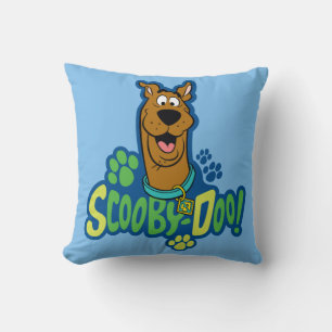 Scooby-Doo Paw Print Character Badge Cushion