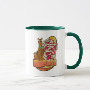 Scooby-Doo Pile of Pizza "Munchies" Graphic Mug