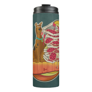 Scooby-Doo   Pile of Pizza "Munchies" Graphic Thermal Tumbler