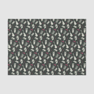 Scooby-Doo Punk Guitar and Amp Pattern Tissue Paper