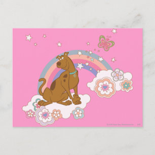 Scooby-Doo Rainbow Butterfly Postcard