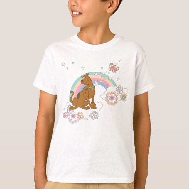 Scooby-Doo Rainbow Butterfly T-Shirt (Front)